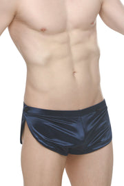 Short Snap Satin Encre