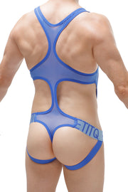 Body Jockstring Oze Net Blue