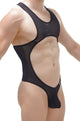 Bodysuit Thong Medis Net Black