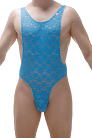 Bodythong Aunou Lace Turquoise