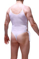 Body Lacets Plum White