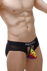 Brief Nouans Leopard Rainbow