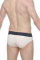 Brief Protruder Rib White
