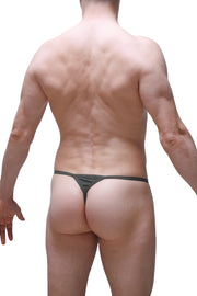 G-string Crotchless Bee Green