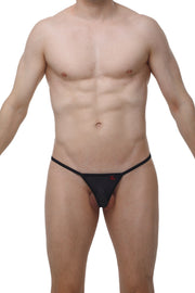 Micro G-String Macra Black