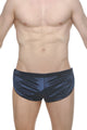 Short Snap Satin Encre