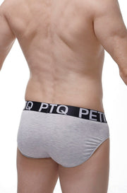 Brief Bamboo Grey w/ Pad