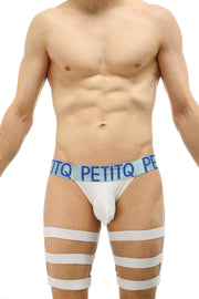 suspensorio bondage blanco